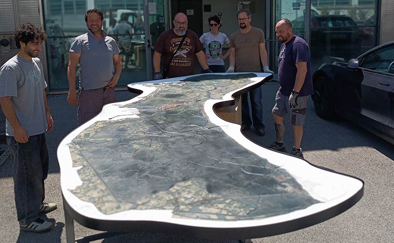 Plastico del Territorio Unesco della Laguna di Venezia